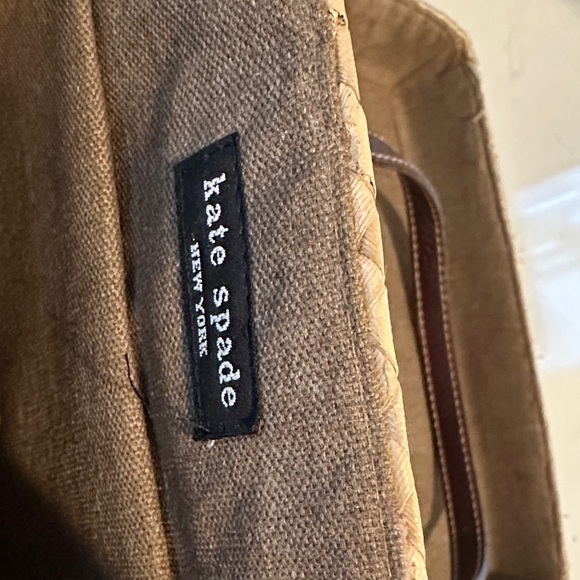 Kate Spade rare vintage Pink and Tan Woven Mini Bag - Picture 3 of 12